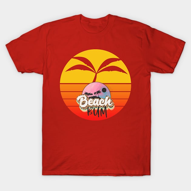 Summertime Beach Bum T-Shirt by StarWheel